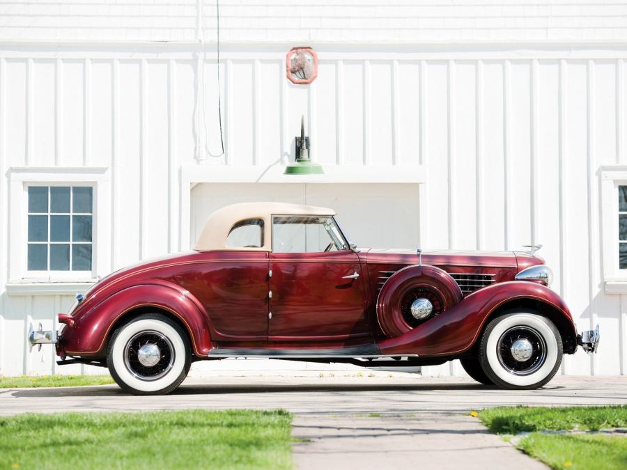  Auburn 851 Custom Dual Ratio Coupe 1935 года  (фото 5 из 8)